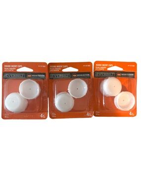 Everbilt Round Insert Cups 1.5in 12pc Furniture Feet Floor Protectors